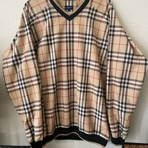 Burberry Classic Check V-Neck Sweater